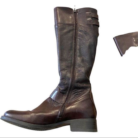 Aldo knee length riding boots genuine leather brown size 7 EUC - Picture 6 of 6